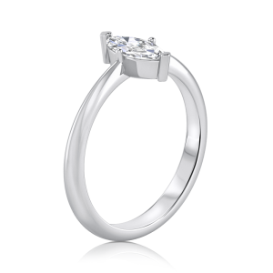 טבעת אירוסין עדינה marquise