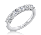 טבעת שורה יהלומים amora