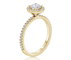 טבעת אירוסין זהב צהוב Helen