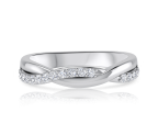 טבעת יהלומים שורה Xlove