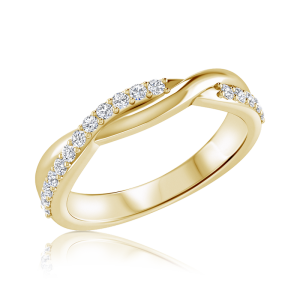 טבעת יהלומים שורה Xlove