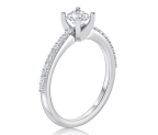 טבעת אירוסין קלאסית Dorin
