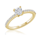 טבעת אירוסין קלאסית Dorin