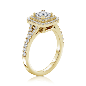 טבעת יהלום אירוסין Princesa