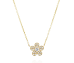 תליון פרח Spring Flower משובץ יהלומים