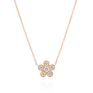 תליון פרח Spring Flower משובץ יהלומים